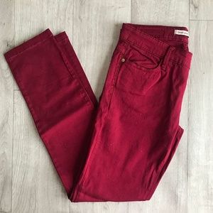 Stradivarius Red Stretch Jeans